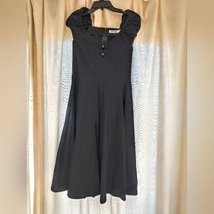 1940s Style Black Cocktail Dress